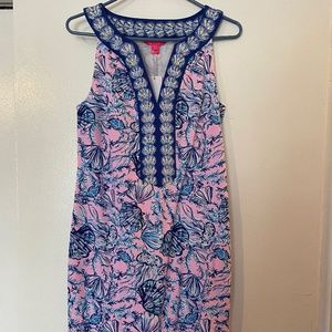 Lilly Pulitzer Magnolia Lilac a Little Jelly Engineered Santina Shift Dress